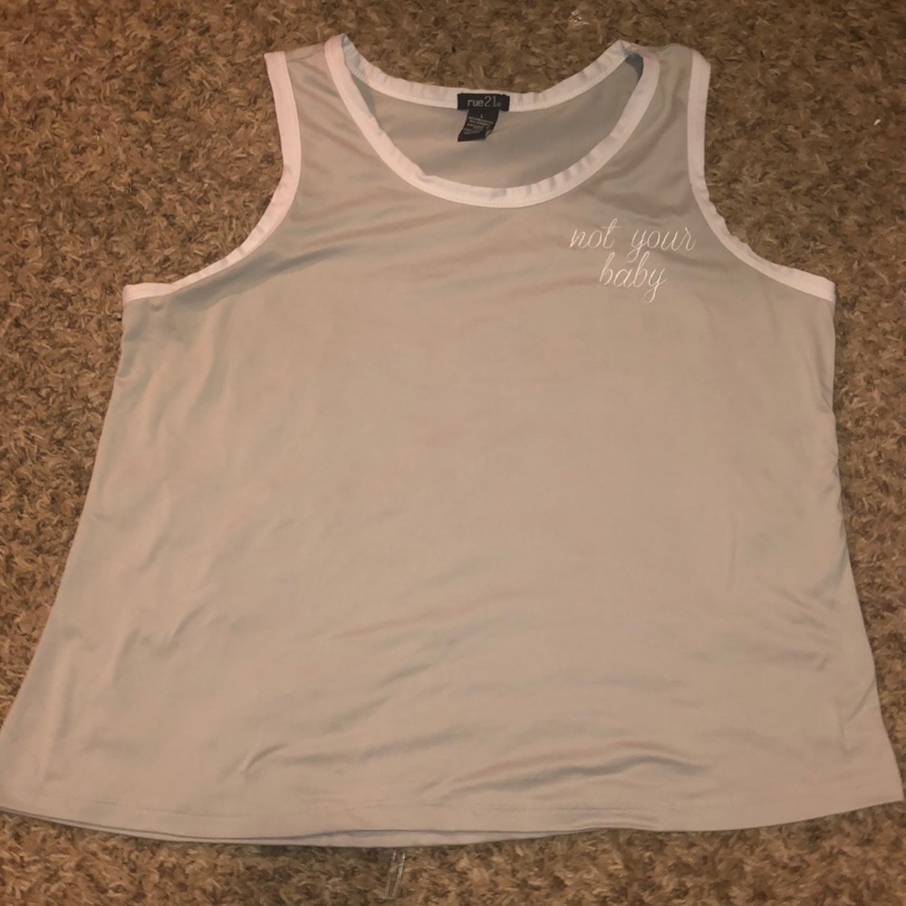 Not your baby tank top